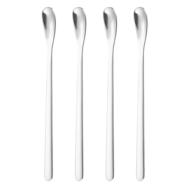 Cuchara mezcladora de café de acero inoxidable Mezclador de cócteles para bebidas Barra de cócteles para revolver