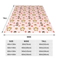 thumbnail image 3 of Pofeuu Halloween Gnomes Print Ultra-Soft Micro Fleece Blanket,for Bed Or Sofa,All Season Throw Blankets Flannel Blanket-40"x30", 3 of 7