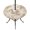 Khaki, variant on Round Outdoor Tablecloth with Umbrella Hole and Zipper, Khaki Starfish Tablecloth with Elastic Waterproof, Coral Shell Ocean Vintage Coastal Patio Table Covers for 31" - 35" Picnic Pool Tables