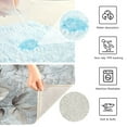 thumbnail image 3 of Yayeee Bath Rug for Bathroom Floor Non Slip Contour Fluffy Soft Absorbent Mat, 20"x24", Beautiful Floral, 3 of 7