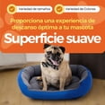 thumbnail image 3 of Cama para Perro Hills Azul/Gris Resistente y Confortable con Relleno Suave en Talla Small, 3 of 8