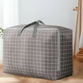 thumbnail image 4 of ASXITE Duffel Bags for Traveling,Extra Large Storage Bag Luggage Bag Water Proof Thickened Moving Bag Folding Organizer Bag with Strong Handles Zippers for Bedding Comforters Blanket Clothes, 4 of 6