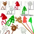 thumbnail image 2 of 24pcs, Christmas Sticky Hands Toys, Christmas Styles Stretchy Toys For Christmas Stocking Stuffers, Gifts, Pinata Fillers, Party Favors, 2 of 5