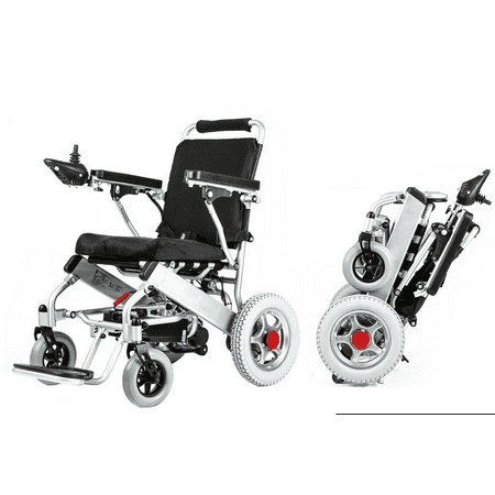 Fold and Travel Automatic Power Wheelchair, Foldable Electric Wheelchair, Portable Medical Mobility Wheel chair, Heavy Duty