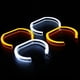 thumbnail image 3 of Gwong Autos Faro del ojo del Ángel LED de 4pcs con el control remoto compatible con Bluetooth para BMW F30 F32 Gwong 24008497, 3 of 7