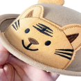 thumbnail image 4 of Kid Wool Felt Bucket Hat Cartoon Tiger Patchwork Fisherman Hat Caps, 4 of 6
