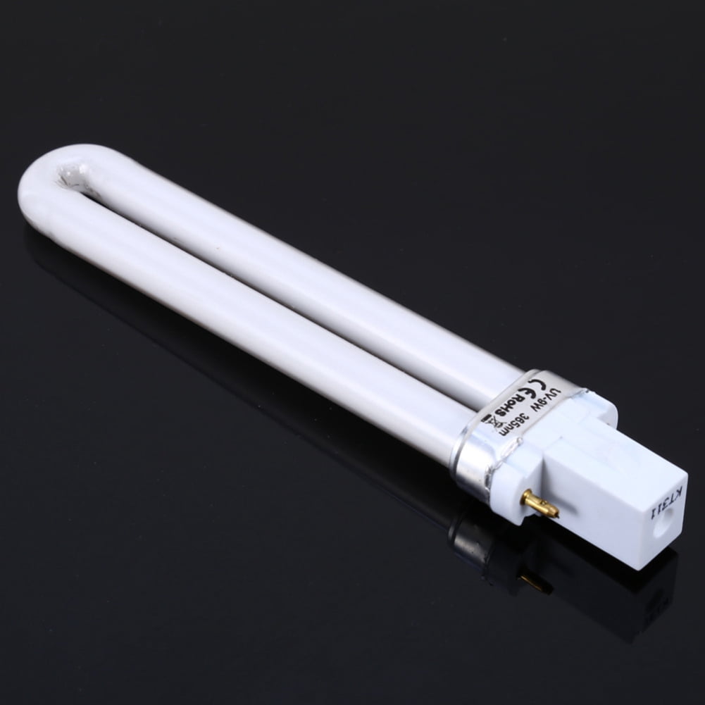 Ampoule LED UV 9W De Remplacement Pour Lampe à Ongles - 365+405 Nm, Tête Rotative - Pour Gel Et Polymérisation - 11