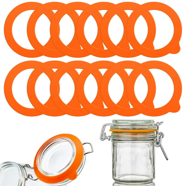 Xingzhi 12pcs/set High Silicone Replacement Gasket Airtight For Versatile Uses Universal 1Set