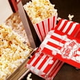 thumbnail image 4 of QUMIIRITY 100Pcs Treat Bags Paper Popcorn Containers with Popcorn Themed Stripes for Snack Storage, 4 of 6