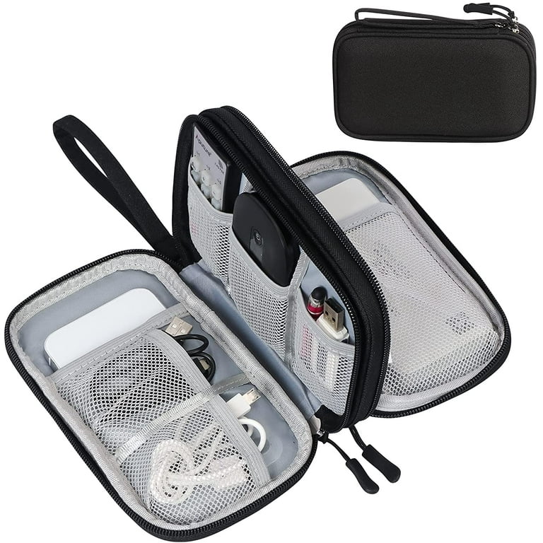 Electronic Organizer, Travel Cable Organizer Bag Pouch Electronic  Accessories Carry Case Portable Waterproof Double Layers All-in-One Storage  Bag 