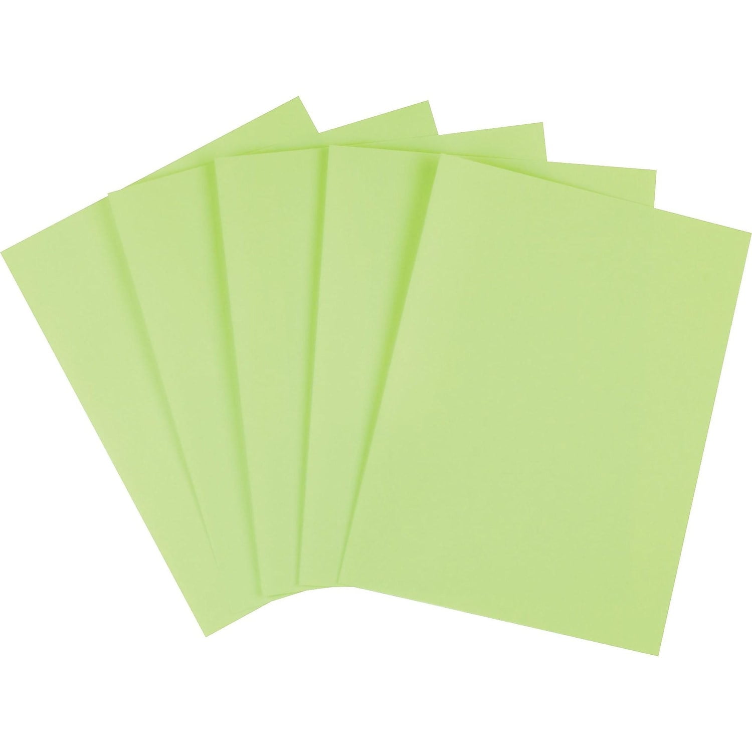 Staples Brights Colored Paper 8 1/2' x 11' Green Ream 25206