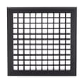 thumbnail image 1 of Rejilla de ventilación de plástico Uxcell de 10x10 pulgadas, salida de aire ajustable, rejillas de filtro de ventilación removibles, rejilla de aire de suministro, negra, 1 of 7