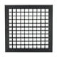 thumbnail image 1 of Rejilla de ventilación de plástico Uxcell de 10x10 pulgadas, salida de aire ajustable, rejillas de filtro de ventilación removibles, rejilla de aire de suministro, negra, 1 of 7