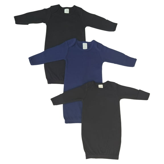 Bambini Layette Unisex Newborn Baby 3 Piece Gown Set