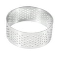 thumbnail image 5 of 20 Pack 5cm Stainless Steel Tart Ring, Heat- Perforated Cake Mousse Round Ring, 5 of 8