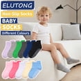 thumbnail image 5 of ELUTONG Non Slip Toddler Socks with Grip 12 Pairs Baby Boys Ankle Socks for Kids Children 6 Months-7 Years Old, 5 of 7