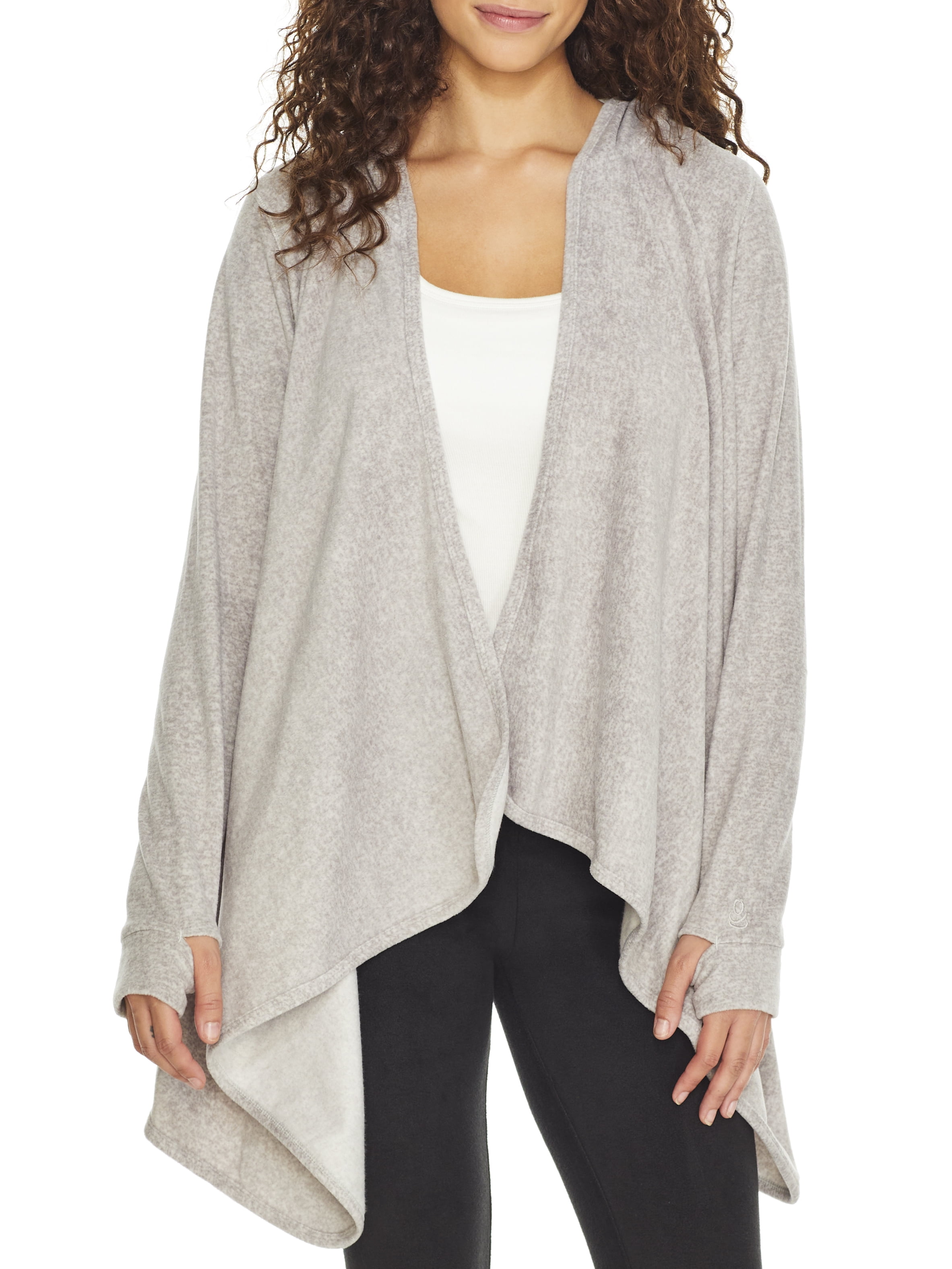 cuddl duds fleecewear cardi wrap
