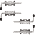 thumbnail image 3 of 8 Pack 5 Inch Spring Loaded Latch Pin 304 Stainless Steel Bolt Thickened 2mm Door Lock, Brushed Finished, 3 of 8