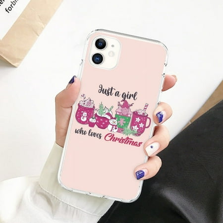 Cell Phone Case Pink Christmas Foods for Samsung for XiaoMi for Sony for Huawei for iPhone 15 Pro Max for iPhone 15/14/13/12/11/X/XR（Huawei P8 Lite）