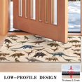 thumbnail image 3 of Beige Realistic Dinosaurs Pattern Door Rugs,Washable Non Slip Door Mats Indoor,Decorative Door Mats,Entry Mat Indoor for Entrance,Bedroom,Kitchen,Bathroom,17"x30", 3 of 6
