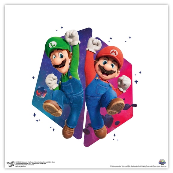 Gallery Pops® Nintendo The Super Mario Galaxy Movie (2026) - Duo Wall Art