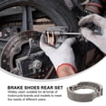 thumbnail image 2 of LEEYNEER Brake Drum Shoe High-Performance Motorcycle Drum Brake Shoe Easy Installation and Reliable Braking Drum Block for Mini Bikes Scooters and ATVs, 2 of 6