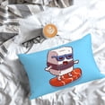 thumbnail image 3 of Cauagu Sushi Salmon Surfing Print Pillow Covers with Envelope Closure,1PC Pillow Cases Decorative Pillow Case for Bed & Couch, Pillows Not Included-16"x24", 3 of 6