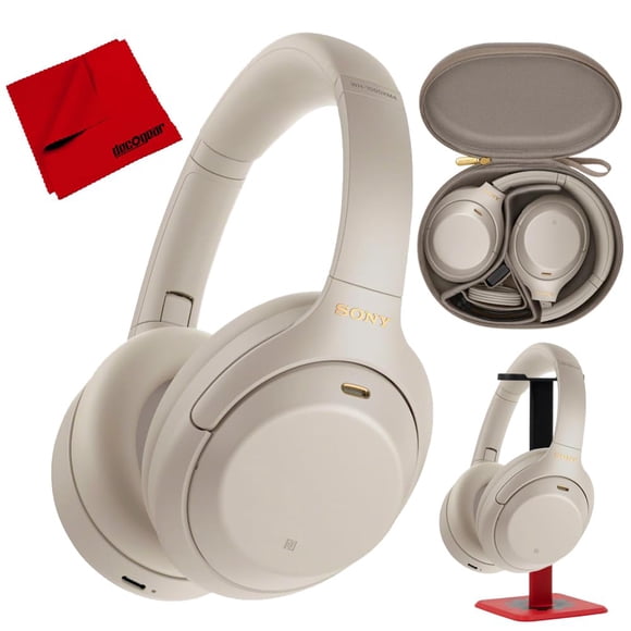 Auriculares Sony WH-1000XM4 inalámbricos con cancelación de ruido plateados