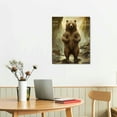 thumbnail image 2 of Nawypu Motivational Bear Canvas Wall Art Christian Bear Inspiring Picture Wall Decor Inspirational Quotes Painting Framed Modern Artwork for Bedroom Bathroom Office Home Decor, 2 of 4