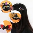 thumbnail image 4 of Hariumiu Decor Hair Clip Creative Shape Ultra-Light Non-Irritation Stunning Visual Effect Easy-wearing Enhance Atmosphere Non-woven Fabric Halloween Cartoon Hair Clip Photography Prop for Women, 4 of 13