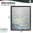 thumbnail image 4 of Stupell Industries Contemporary Shallow Reflections Calm Sea Black Floating Frame Canvas Art, 17 x 21, by Riley B, 4 of 8