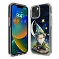 thumbnail image 3 of MUNDAZE Apple iPhone XR Shockproof Clear Hybrid Protective Phone Case Stars Moon Starry Night Space Gnome Cover, 3 of 5