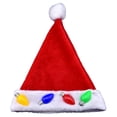 thumbnail image 2 of Shawshank LEDz 9057406 LED Santa Plush Hats, 2 of 2