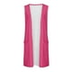 thumbnail image 5 of Top para mujer,Blusa sin mangas para mujer, top informal estampado con bolsillos, mezcla de algodón y poliéster, para uso diario, sopatenor, 5 of 7