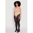 thumbnail image 2 of Womens Plus Size Daisy Ribbed Knit Tank Thong Bodysuit, 2 of 3