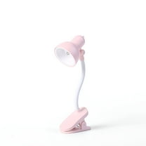 HIBIBUD Mini Clip Small Table Lamp,Desk Lamp Clip On Light Flexible Gooseneck Battery Operated Reading Lamp with Clamp for Desk,Piano,Headboard and Computers Clip Reading Lamp Household Night Light