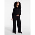 thumbnail image 2 of Ingrid & Isabel For Every Belly Women's Maternity Wide Leg Knit Pants, Sizes S-XXL, 2 of 5