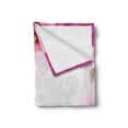 thumbnail image 2 of Pink Soft Flannel Fleece Throw Blanket, Framework with Romantic Daisies Valentine's Day Design Celebration Theme, Cozy Plush for Indoor and Outdoor Use, 60" x 80", Pink Pale Pink Green, by Ambesonne, 2 of 6