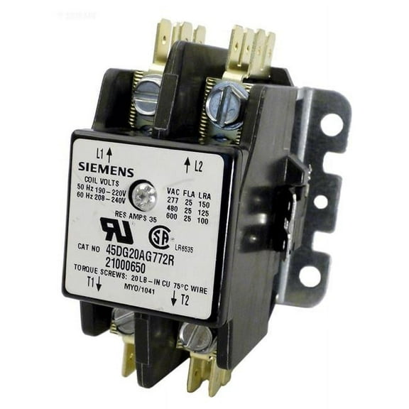 Coates 21000650 35Amp 240V Coil Double Pole Contactor