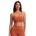 thumbnail image 2 of Fine Strap Seamless Sports Bra For High Support Workout Bralette With Lightweight Comfort And Breathable, 2 of 5