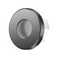 thumbnail image 3 of Cubierta de desbordamiento para fregadero de baño, cubierta de orificio, círculo duradero, anillo de desbordamiento para lavabo de tocador de baño Gris, 3 of 9