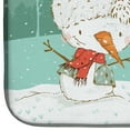 thumbnail image 4 of Black Spaniel Snowman Christmas Dish Drying Mat, 4 of 7