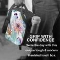 thumbnail image 6 of Honeii Cactus Print Insulated Lunch Bag, Reusable Lunch Box for Adult, Leakproof Cooler Bag for Work Office Travel Picnic, 6 of 7