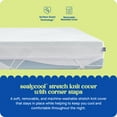 thumbnail image 4 of Sealy Dreamlife 2" Gel Memory Foam Mattress Topper with Cooling Cover, Full, Adult, 4 of 14