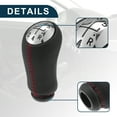 thumbnail image 4 of Perilla de cambio de marchas Unique Bargains de 5 velocidades, palanca de cambio para Renault Clio III 2005-2009, cuero sintético, 4 of 6