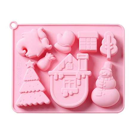 

Giyblacko Baking Supplies Silicone Cake Moulds Christmas Chocolate Cake Molds Christmas Molds Silicone Non Stick Christmas Baking Molds For Chocolate Candy