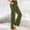 Army Green, variant on Fesfesfes Women's Home Wide-Leg Pants Elastic Waistband with Contrast Piping Trousers Loose Flowy Yoga Sweatpants Workout Comfy Jogger(Army Green#1,2XL)