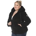 thumbnail image 2 of White Mark Women's Plus Size Hooded Sherpa Jacket, 2 of 6