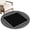 Black, Noir, Obsidian, Charcoal, variant on Bohemian Floral Tile Round Area Rug 3Ft Small Circle Rugs for Kitchen Entryway, Cream Boho Sounthwest Middle Century Non-Slip Carpet Floor Mats Indoor Outdoor Carpet Runner Aesthetic Home Decor