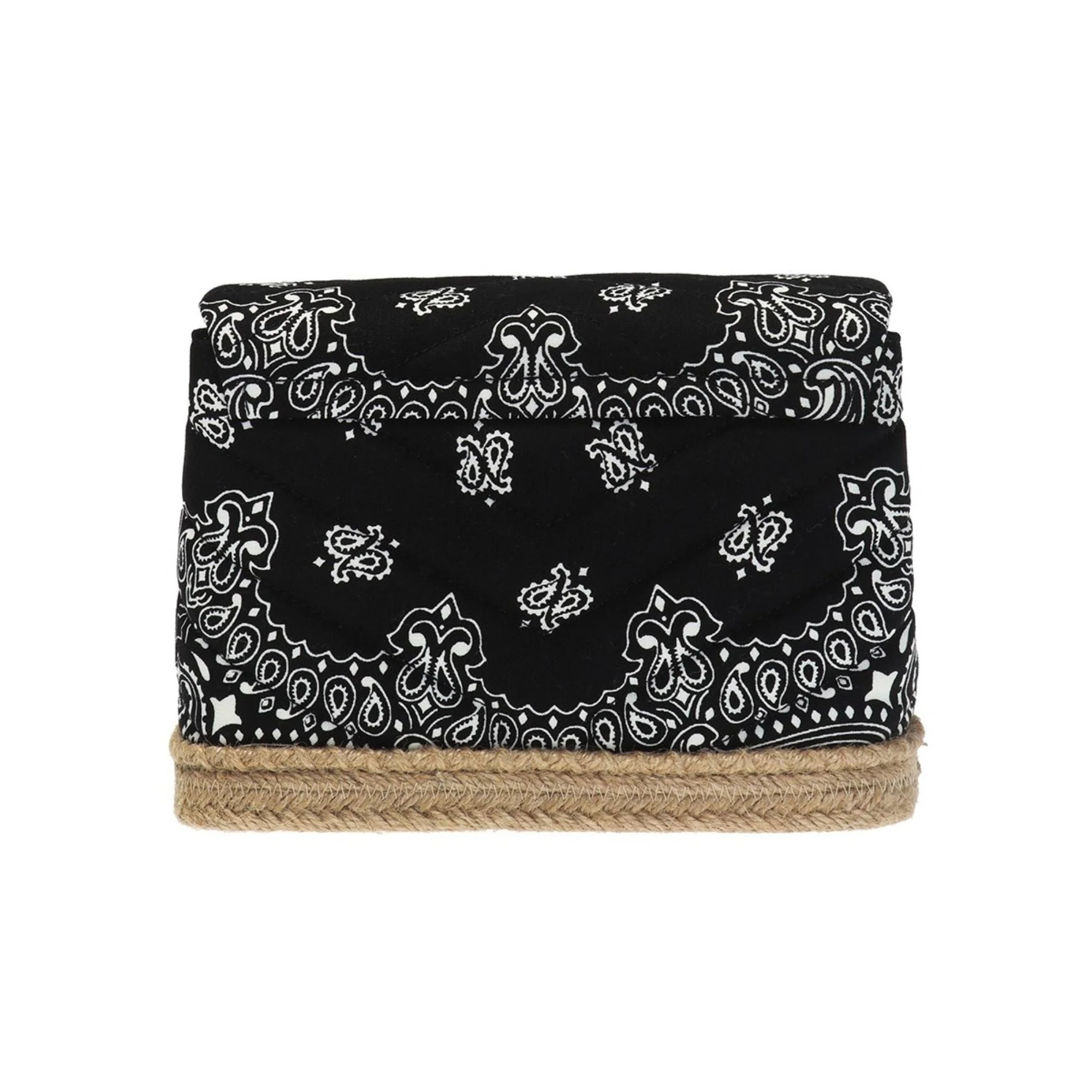 Saint Laurent Loulou Black Paisley Quilted Small Cross Body Bag 531045 - image 3 of 8